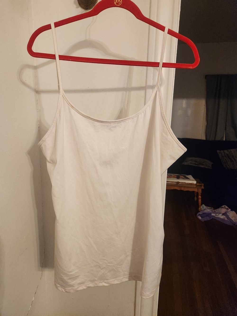 SHEIN White Spaghetti Strap Tank Top